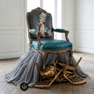 Vintage Woman Floral Hair Tissue Paper