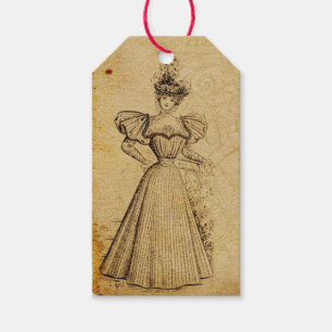Vintage Woman Gift Tags