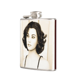 Vintage Woman Hip Flask