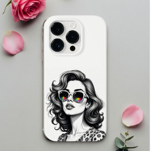 Vintage Woman iPhone/iPad Case Glamorous