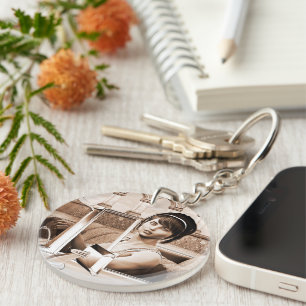Vintage Woman Keychain