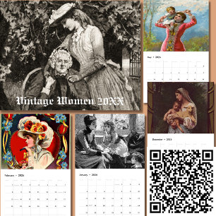 Vintage Women 20XX Calendar