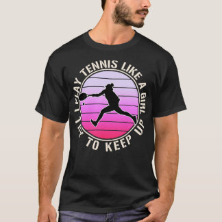 Vintage Women Tennis T-Shirt