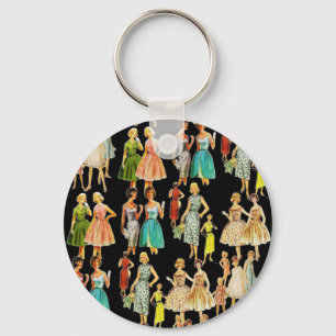 Vintage Women's Fashion Keychain