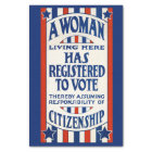 Vintage Women's Voting Rights Reprint Decoupage