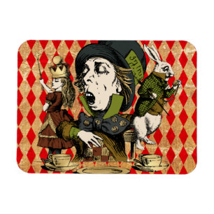 Vintage Wonderland Characters Flexible Magnet
