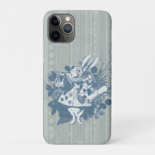 Vintage Wonderland White Rabbit Herald  iPhone 11 Pro Case