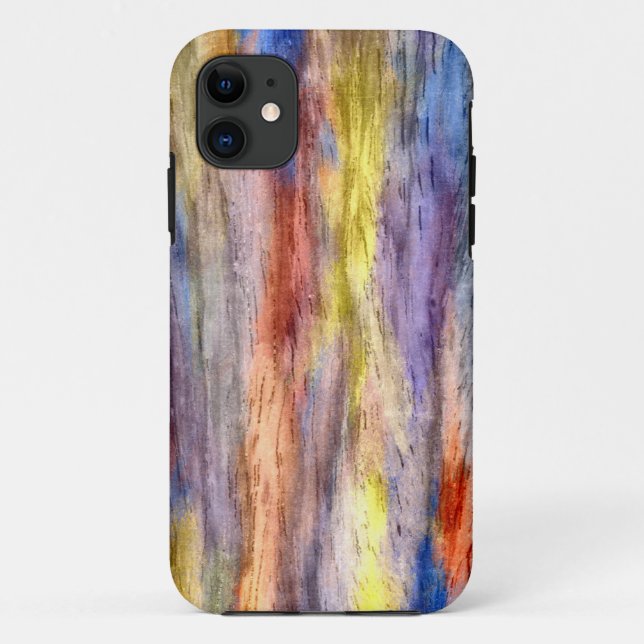 Vintage Wood Abstract Art Case-Mate iPhone Case (Back)