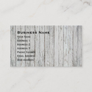 Vintage Wood Background Business Card