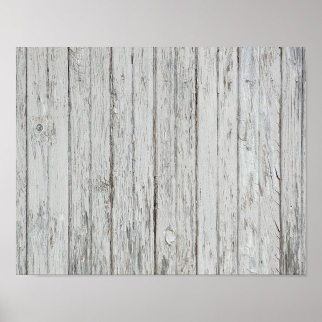 Vintage Wood Background Poster (Front)
