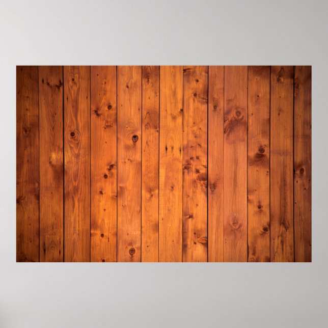 Vintage wood texture wooden wall poster (Front)