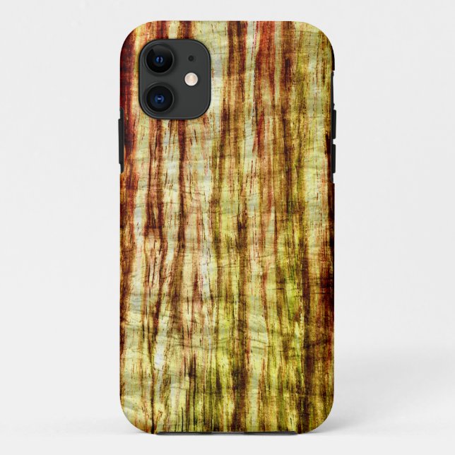 Vintage Wooden Abstract Art Case-Mate iPhone Case (Back)