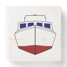 Vintage Wooden Cabin Cruiser Boat