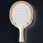 Vintage Wooden Tennis Racket Ping Pong Paddle<br><div class="desc">Wait, is that a tennis racket? Your table tennis friends will do a double take when they see the equipment you're using at the ping pong table! Made to look just like a miniature, old school wooden tennis racquet, this fun and funny design will delight all players, no matter what...</div>