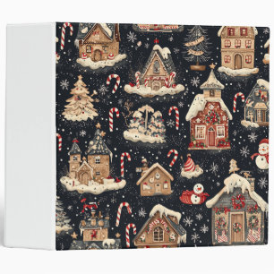 Vintage Woodland Christmas Pattern (14) Binder