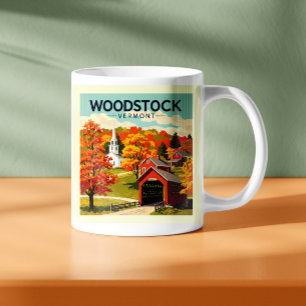 Vintage Woodstock Vermont Coffee Mug