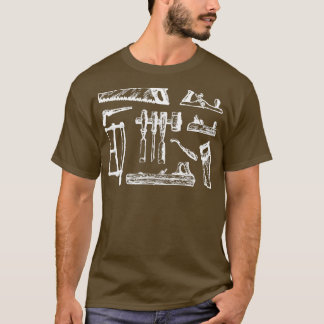 Vintage Woodworking Tools T-Shirt