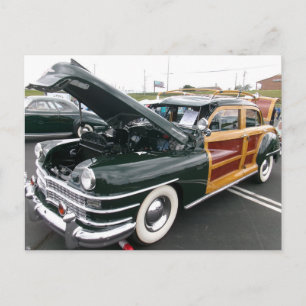 Vintage woody postcard