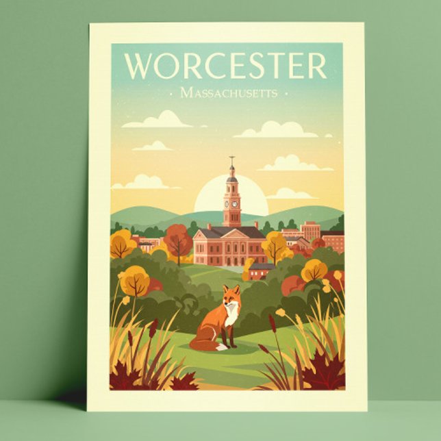 Vintage Worcester Massachusetts Postcard (Creator Uploaded)
