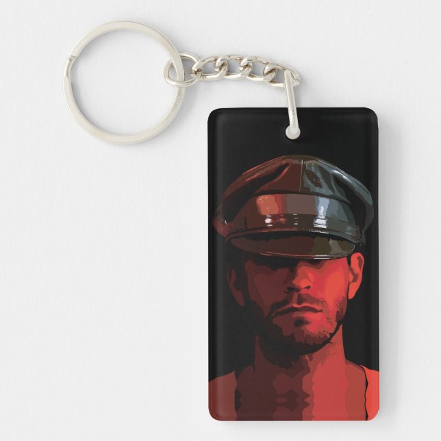 Vintage Worker: Chivalry and Elegance Keychain (Front)