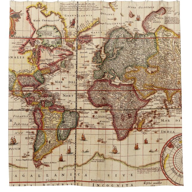Vintage World Map (Front)