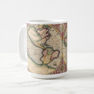 Vintage World Map 1609 Coffee Mug