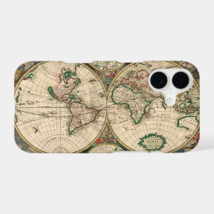 Vintage World Map 1689 case iPhone 7