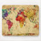 Vintage world map