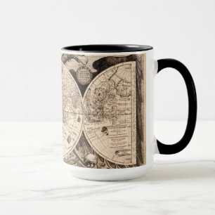 Vintage World Map Mug