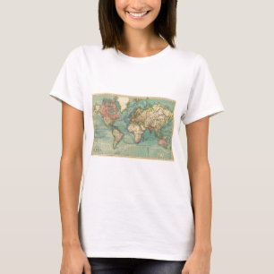 Vintage World Map T-Shirt