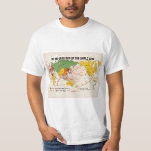 Vintage World War II Map T-Shirt