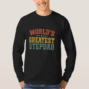 Vintage World's Greatest Stepdad Gifts For Father' T-Shirt