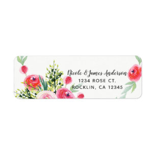 Vintage Wreath Floral Watercolor Bridal Shower