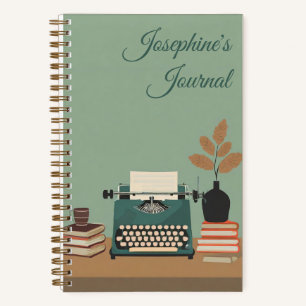"Vintage Writer" Personalized Journal