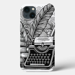 Vintage Writer's Theme 2 Colour Me iPhone 13 Case