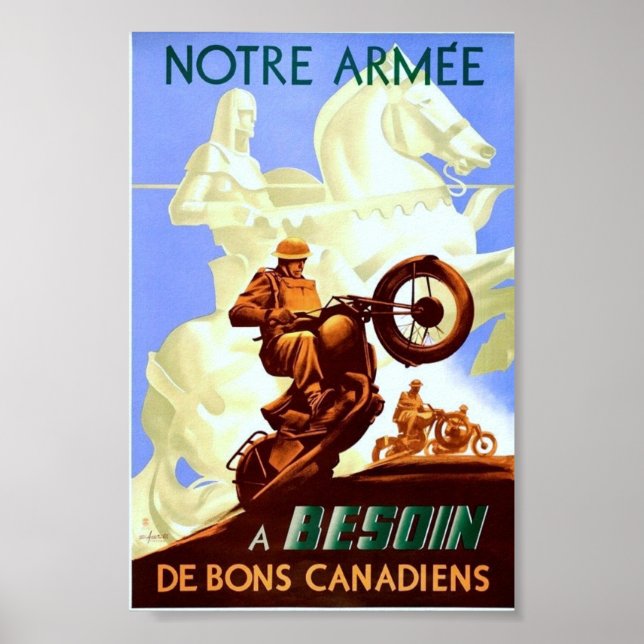 Vintage WW2 Propaganda Poster (Front)