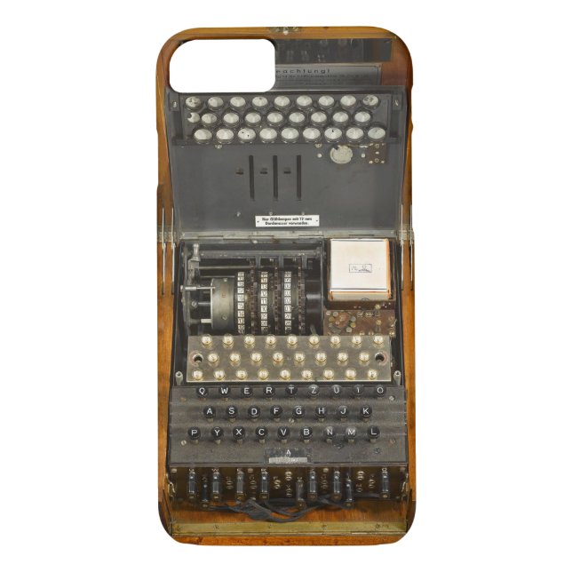 Vintage WWII German Enigma Case-Mate iPhone Case (Back)