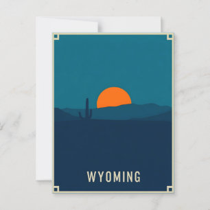 Vintage Wyoming Postcard