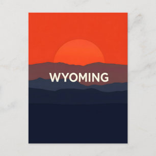 Vintage Wyoming Postcard