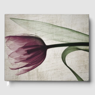 Vintage X-Ray Tulip Guest Book