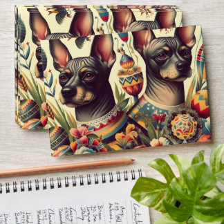 Vintage Xoloitzcuintle Illustration Envelope