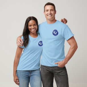 Vintage Yacht Club Shark Family Beach Badge T-Shirt