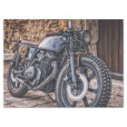 Vintage Yamaha Motorcycle Decoupage