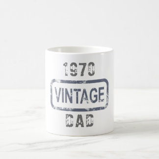 Vintage Year Dad Customizable Text Coffee Mug