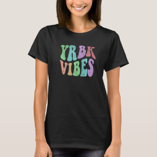 Vintage YEARBOOK VIBES Funny Publication Crew Edit T-Shirt