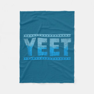 Vintage Yeet Apparel Funny Saying Men Women Kids T Fleece Blanket