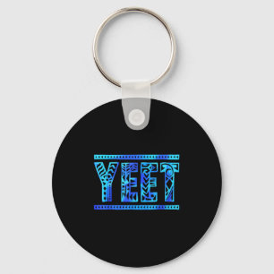 Vintage Yeet Apparel Funny Saying Quote Men Women Keychain