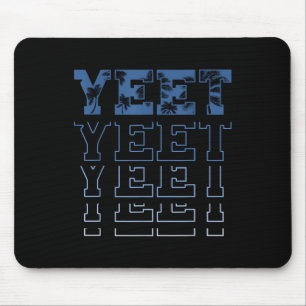 Vintage Yeet Funny Saying Meme For Men Women Boys  Mouse Pad