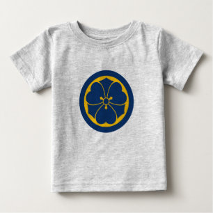 Vintage Yellow Blue Sakai Japan Mon Oriental Baby T-Shirt