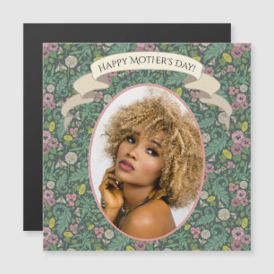 Vintage Yellow Dandelions Pink Pansy Faces Bees